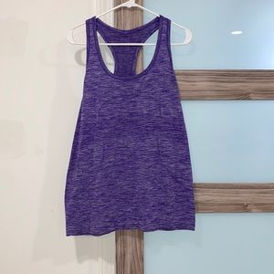 purple lululemon racer back swiftly